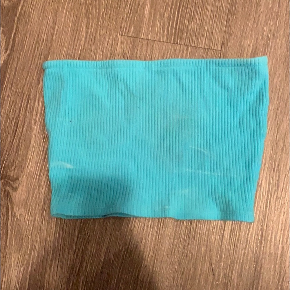 Blue Urban Outfitters tube top